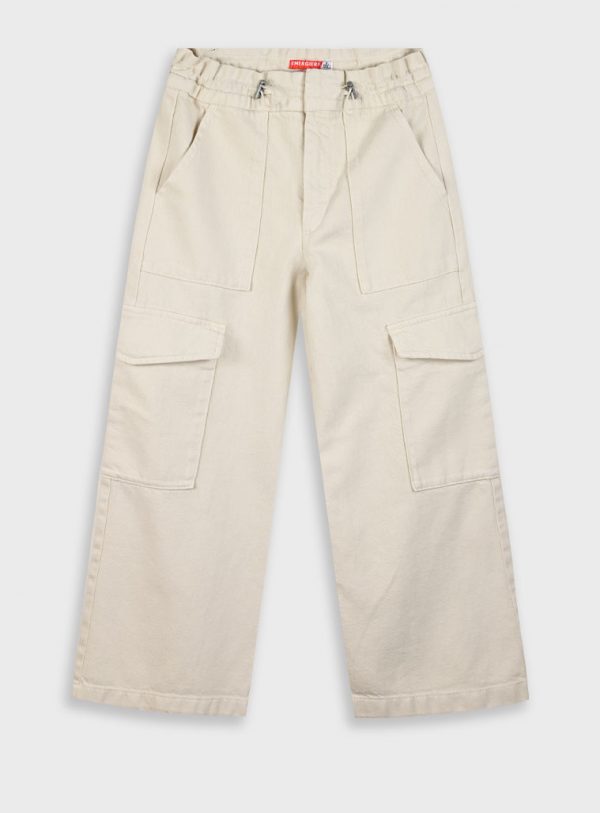 Cargo wide leg jeans for girls
