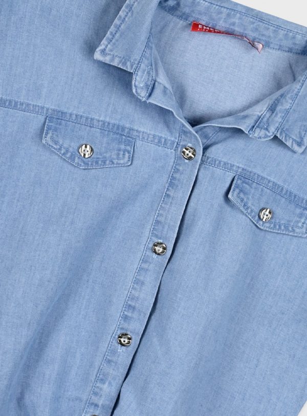 Denim top for girls