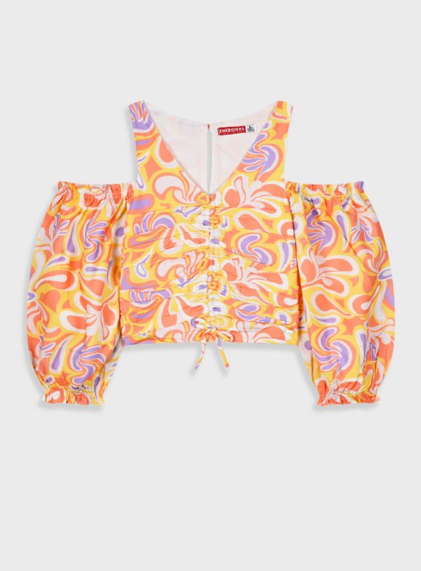 Printed top for girls