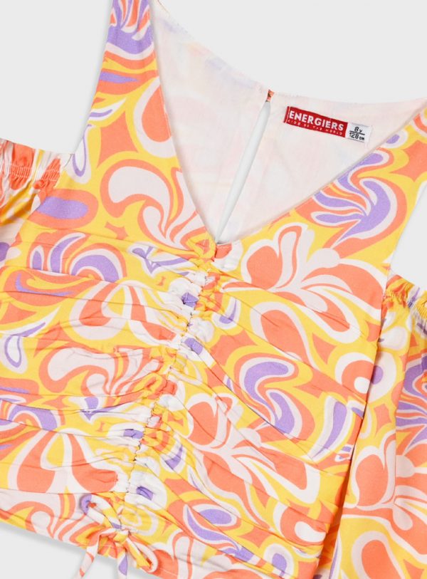 Printed top for girls