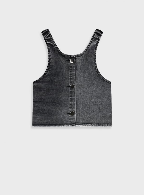 Denim top for girls