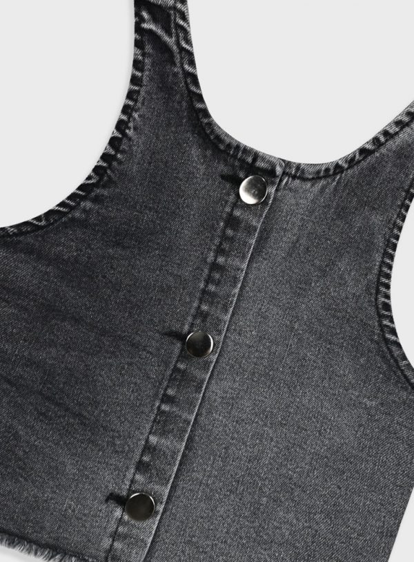 Denim top for girls