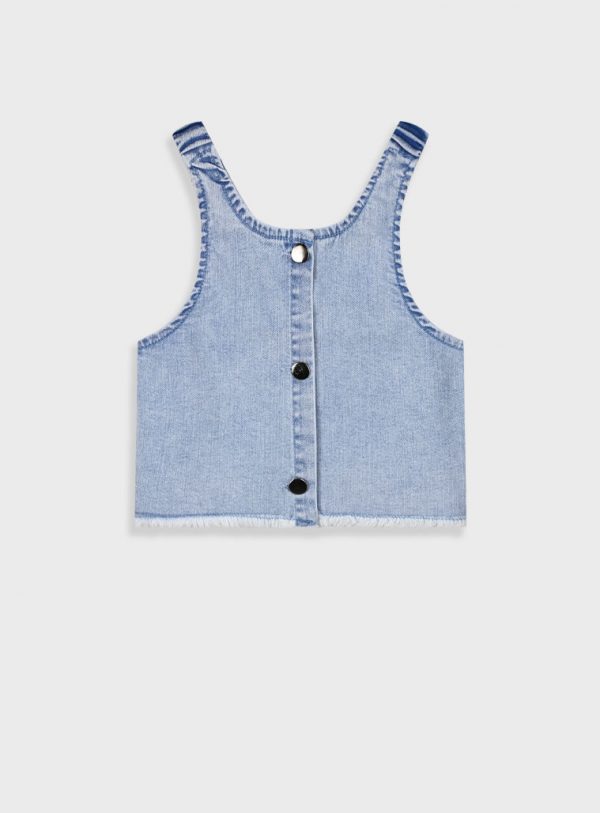 Denim top for girls