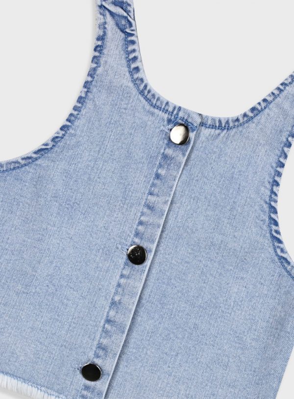 Denim top for girls