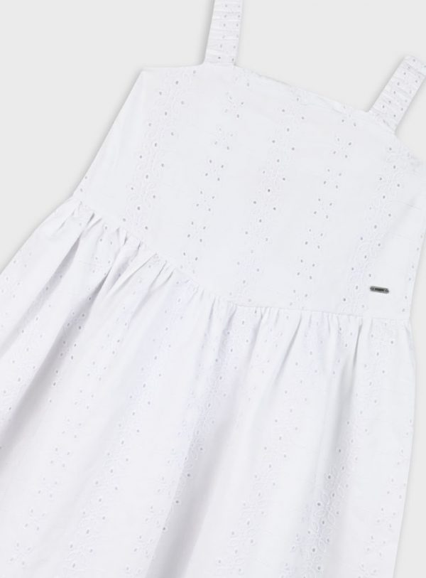 English embroidery dress for girls
