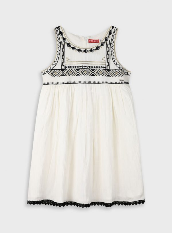 Dress with embroidery for girls