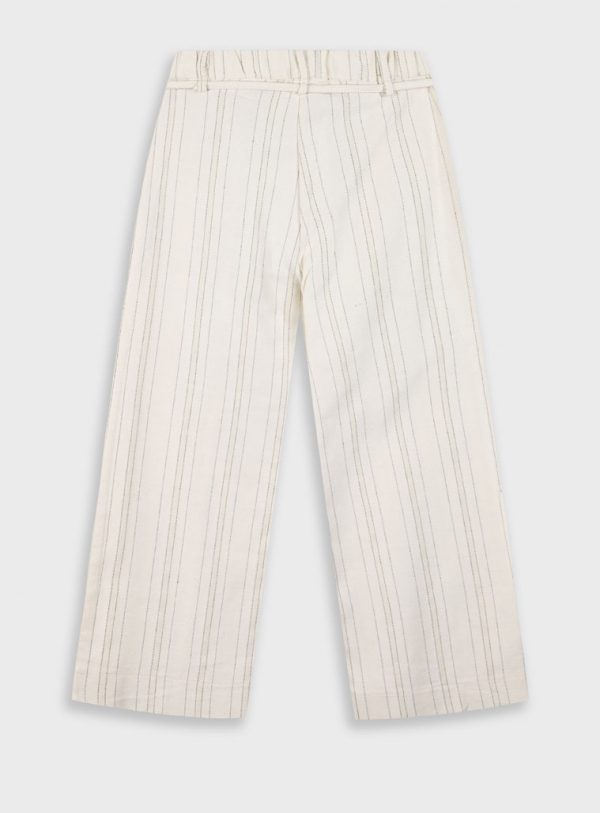 Striped culottes for girls
