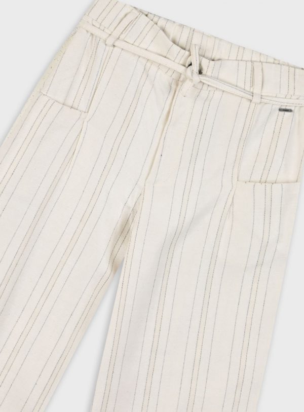 Striped culottes for girls