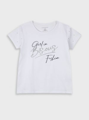 T-shirt with print for girls