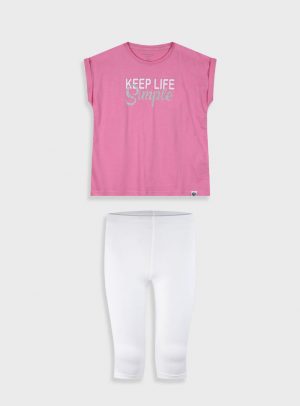 Set with print for girls
