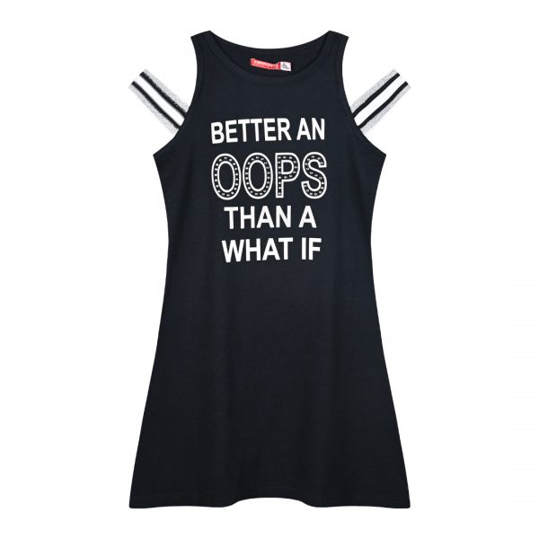 Dress with print for girls