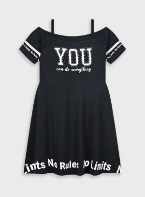 Dress with print for girls