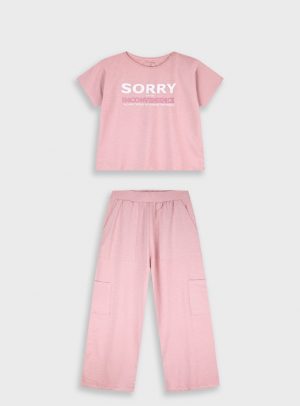 Set with print for girls