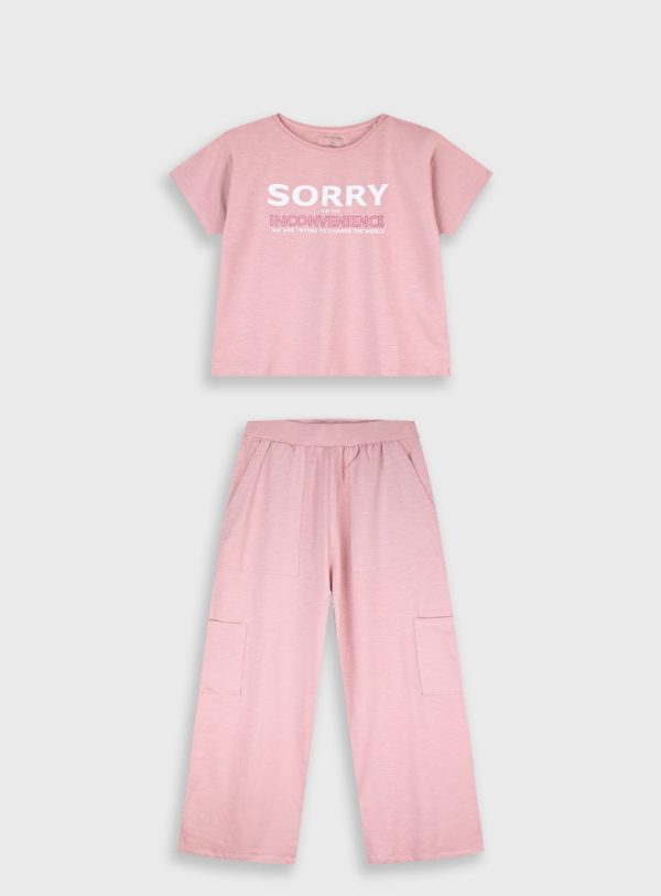 Set with print for girls