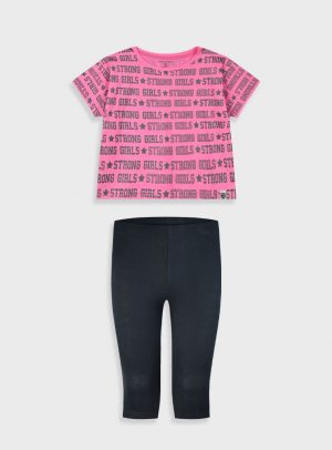 Set with print for girls
