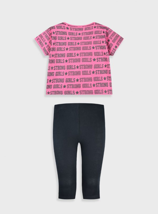 Set with print for girls