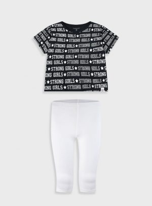 Set with print for girls