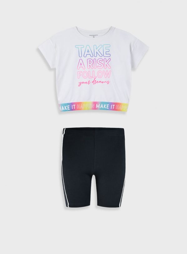 Set with print for girls