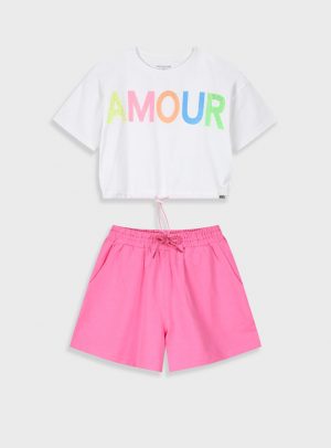 Set with print for girls
