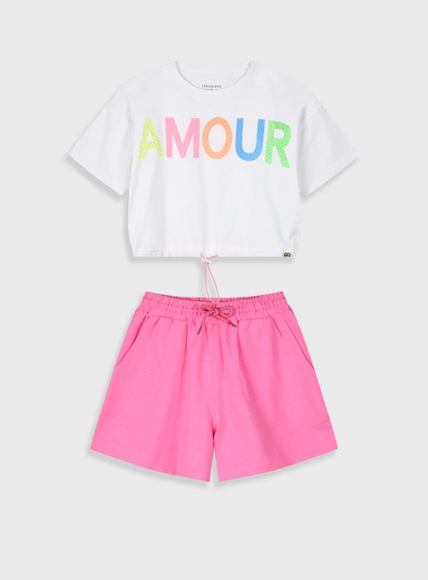 Set with print for girls
