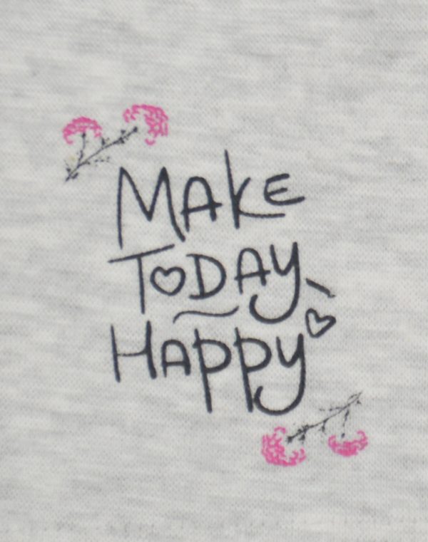 Σκούφος με τύπωμα Make Today Happy