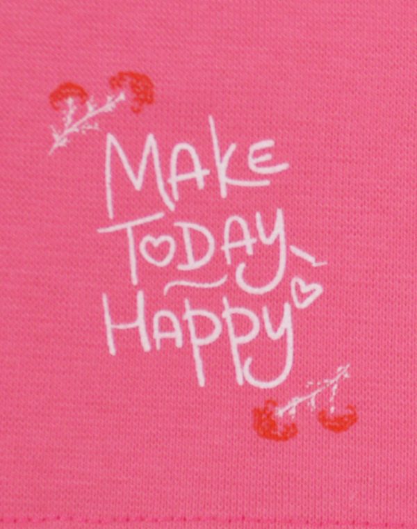 Σκούφος με τύπωμα Make Today Happy