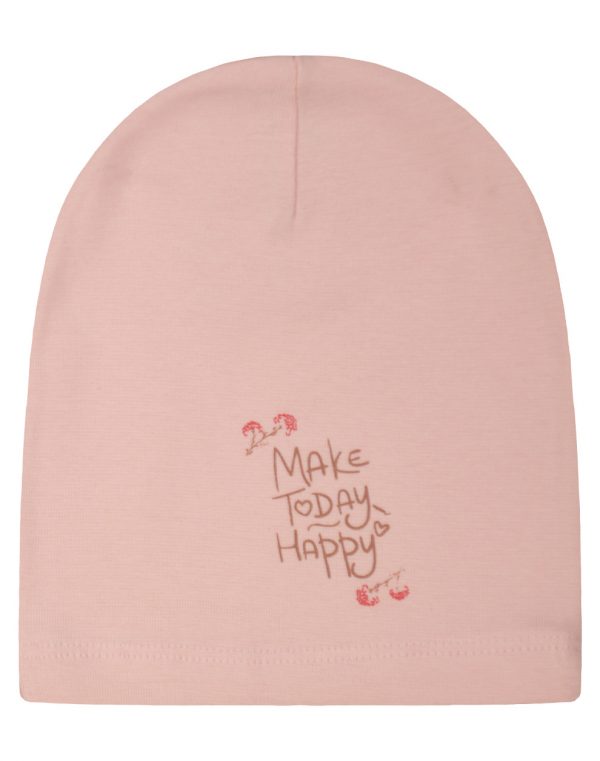 Σκούφος με τύπωμα Make Today Happy