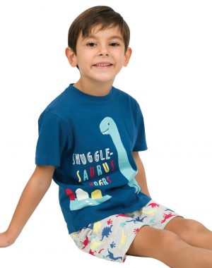 Pyjamas print dinosaur-Glows in the dark