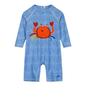 Boy΄s one piece swimsuit with print