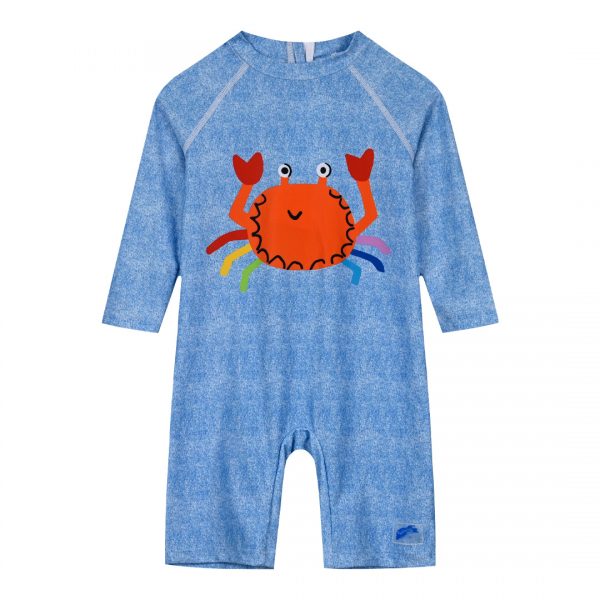 Boy΄s one piece swimsuit with print