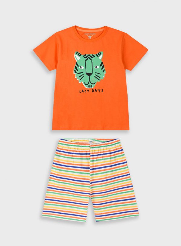 Pyjama set with print for boys