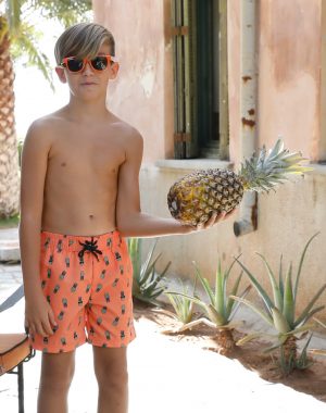 Swimwear/bermuda print pineapple