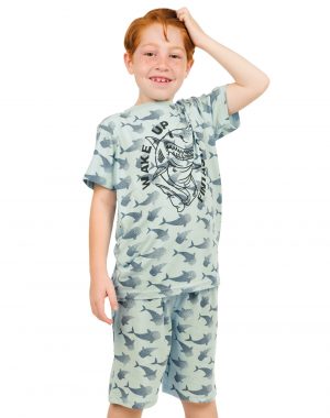 Pyjamas print shark