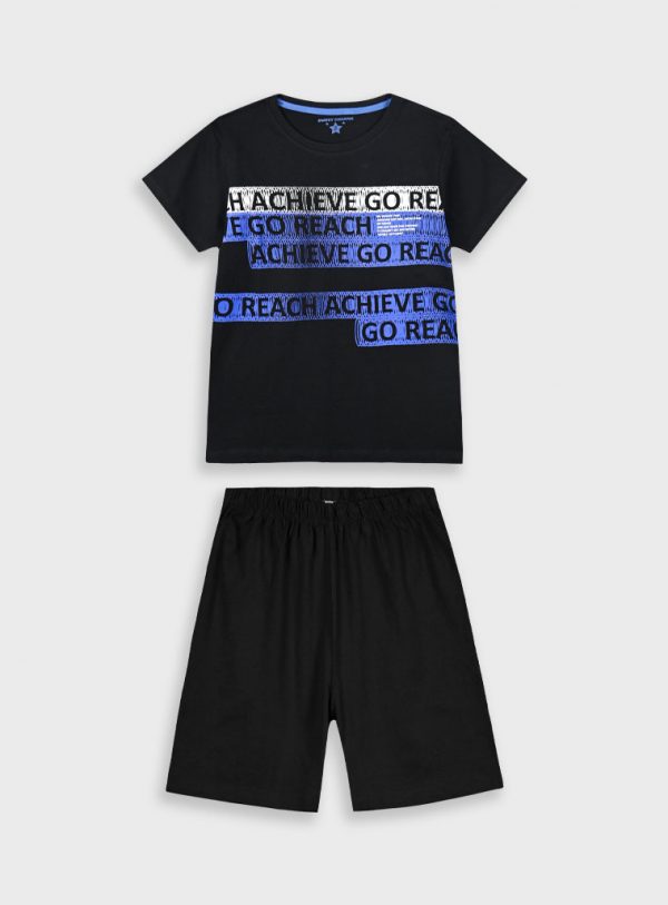 Pyjama set with print for boys