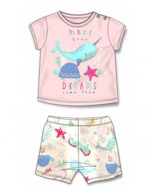 Baby girl΄s sea theme pyjamas (3-18 months)