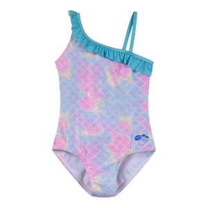 Girl΄s one piece mermaid swim suit