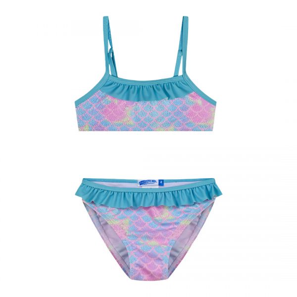 Girl΄s 2 piece set mermaid swim suit