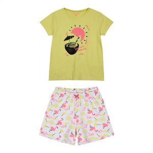 Girl΄s 2 piece pyjama set with print