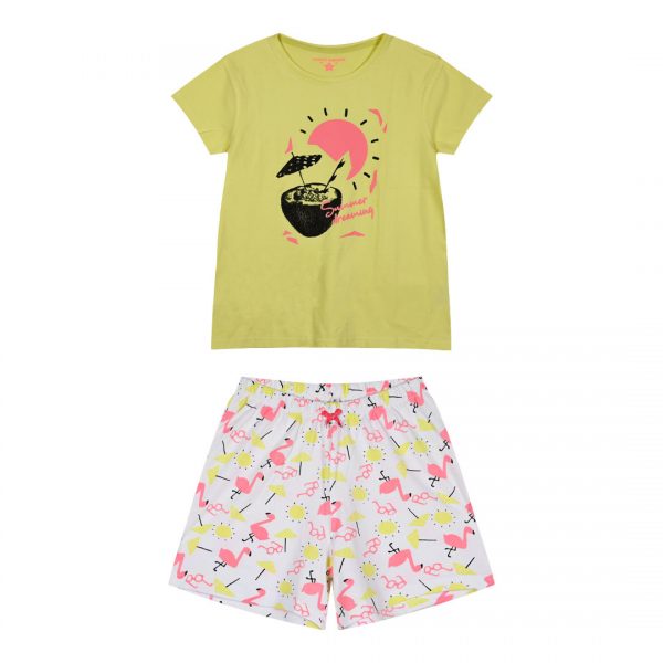 Girl΄s 2 piece pyjama set with print