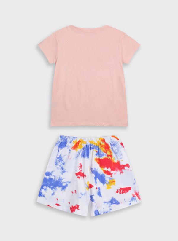 Pyjama set with print for girls