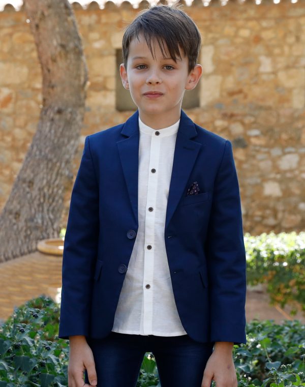 Boys solid colour blazer for special occassions