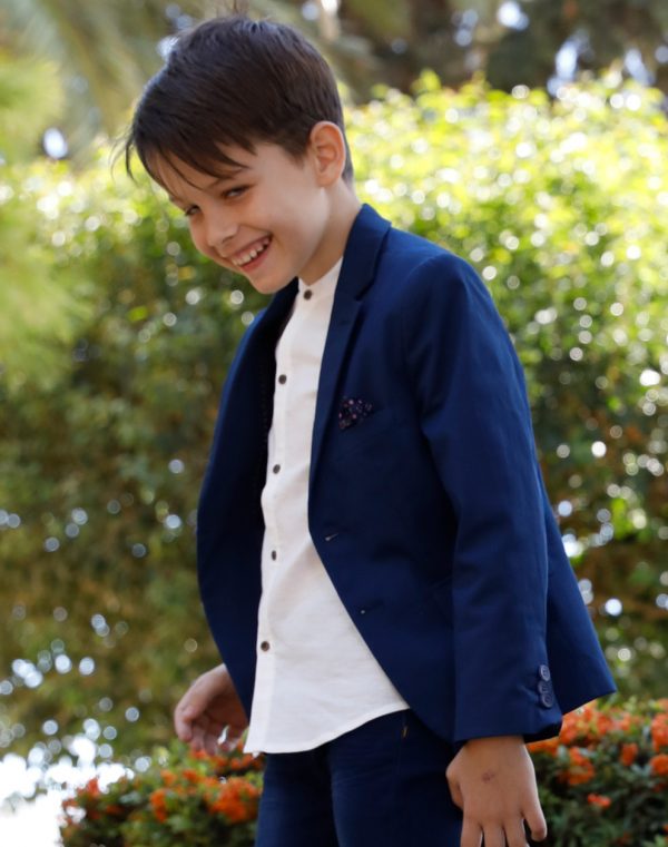 Boys solid colour blazer for special occassions