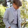 Boys solid colour blazer for special occassions