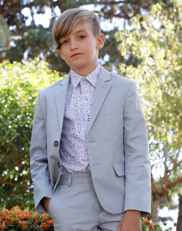 Boys solid colour blazer for special occassions