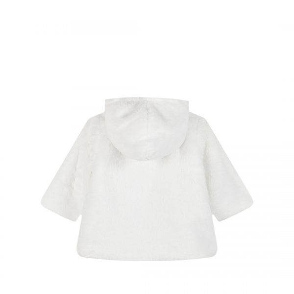 Boutique μπουφάν γουνάκι για βρεφικό κορίτσι
