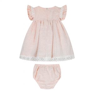 Βρεφικό φόρεμα με ασορτί εσώρουχο για κορίτσι (6-18 μηνών)