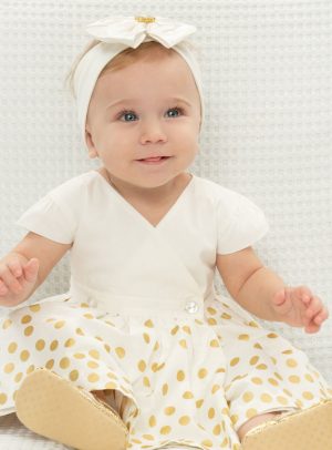 Boutique double sided dress for baby girls