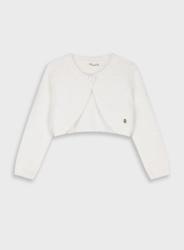 Boutique knit bolero for girls