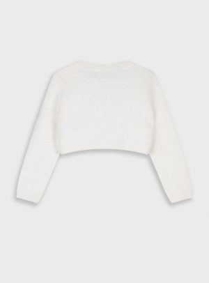 Boutique knit bolero for girls