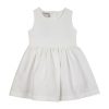 Girl΄s sleeveless embossed dress